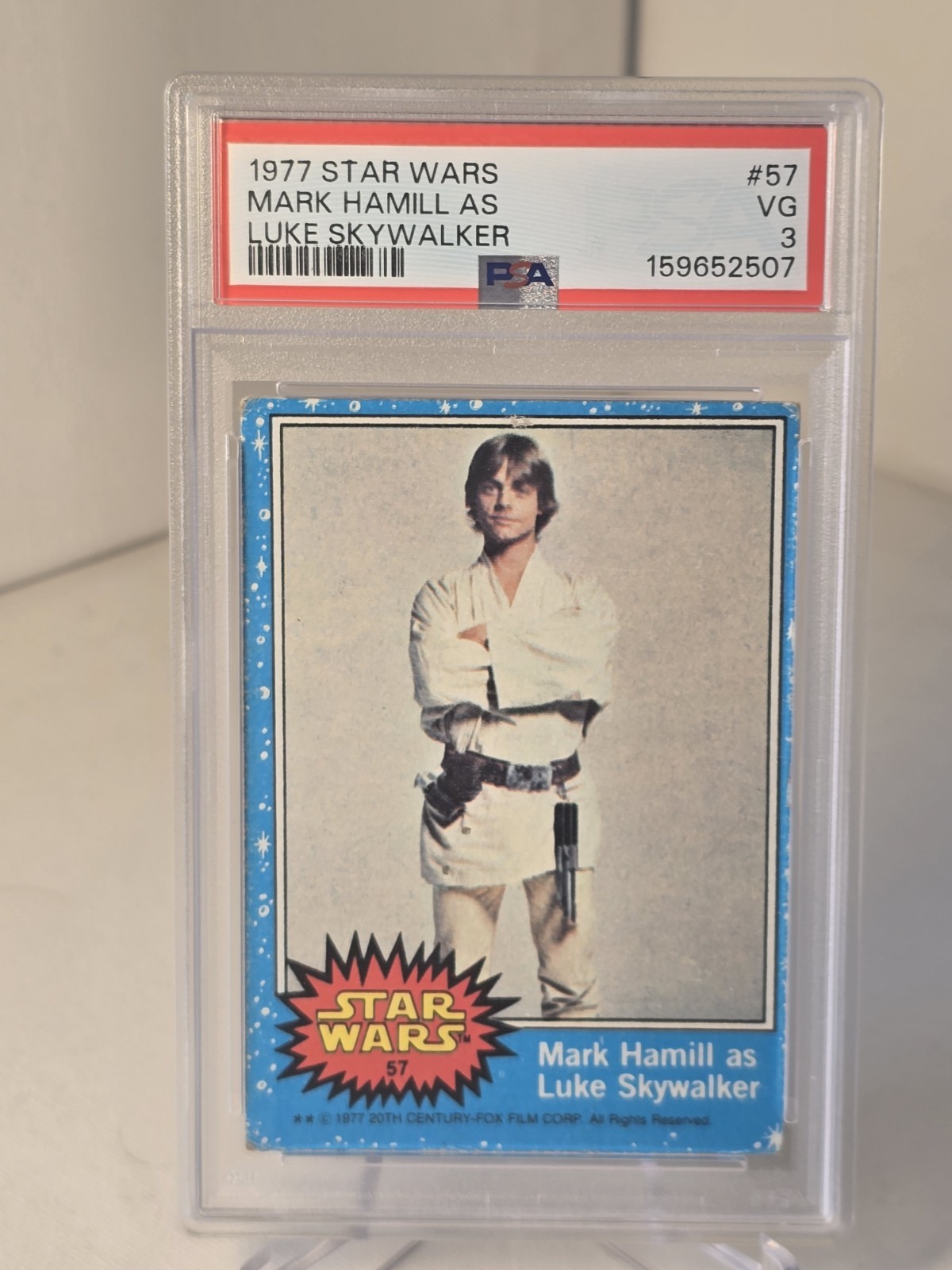 Mark Hamill As Luke Skywalker - 1977 Topps Star Wars #57