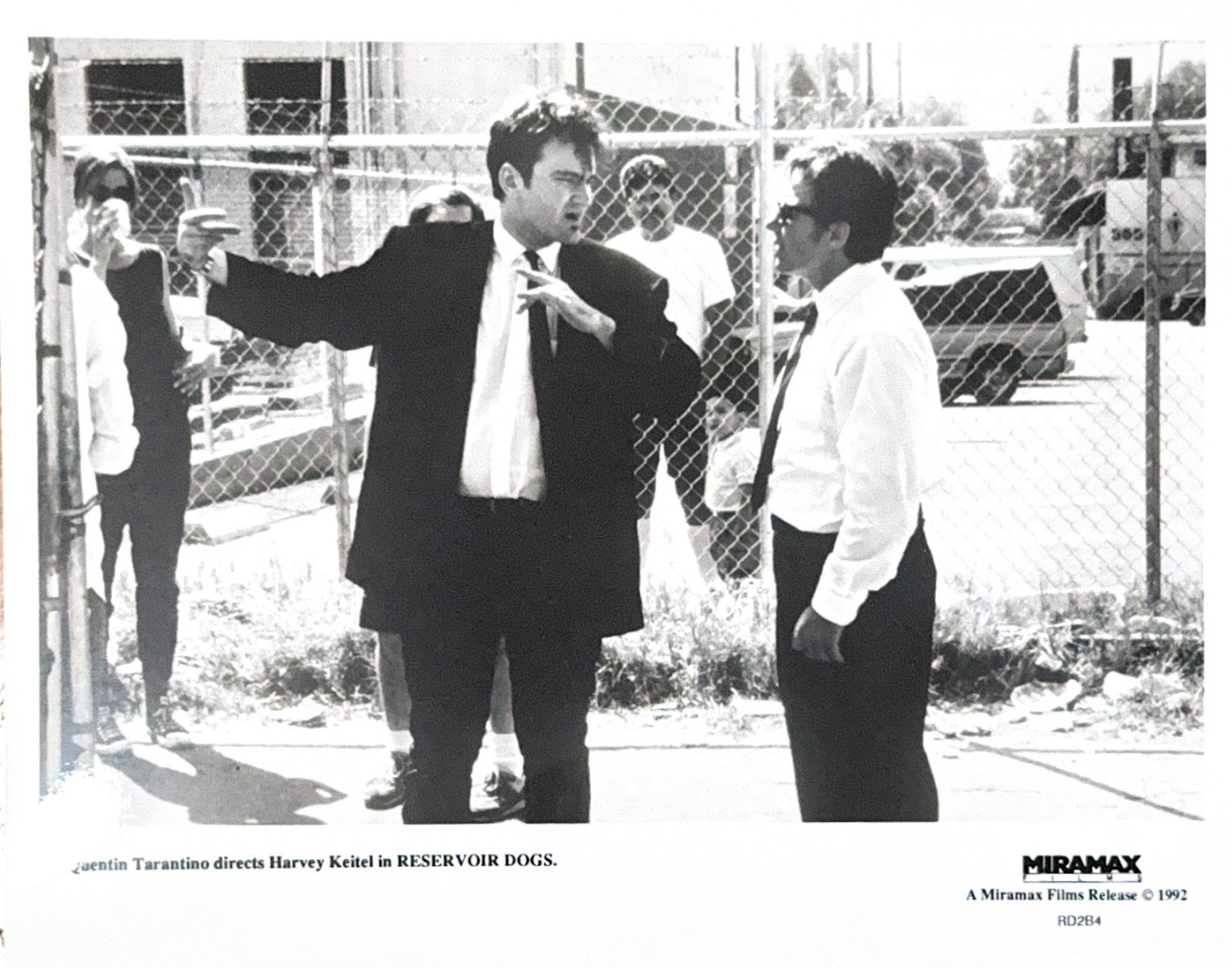 Reservoir Dogs 1992 Vintage Miramax Press Photo Quentin Tarantino Harvey Keitel