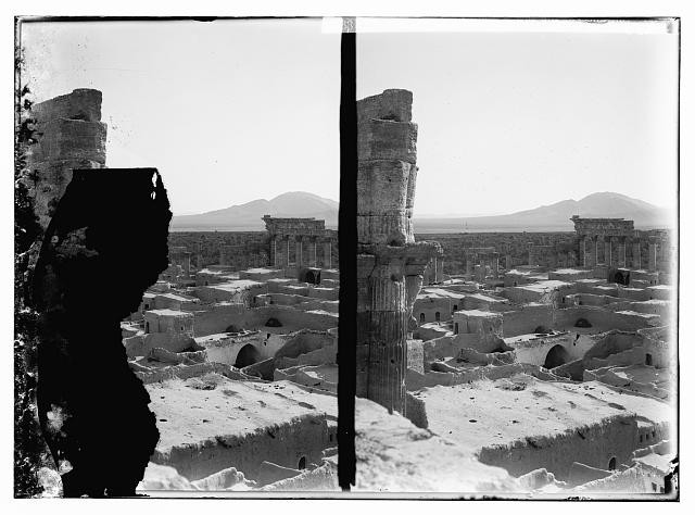 Photo:Temple of Baal; view looking s.w. from the roof of