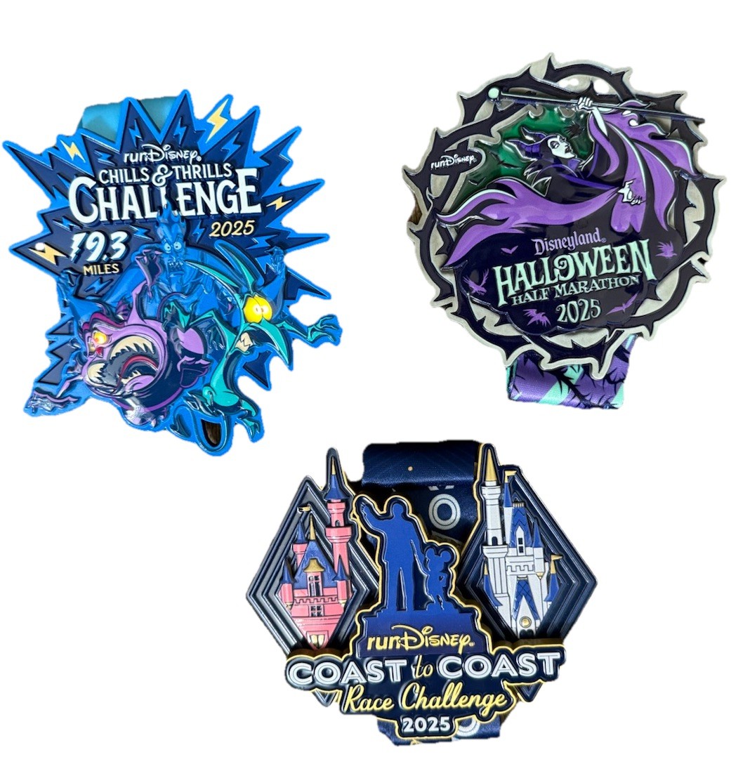 2025 RunDisney Halloween 2025 Bundle 3 Medals