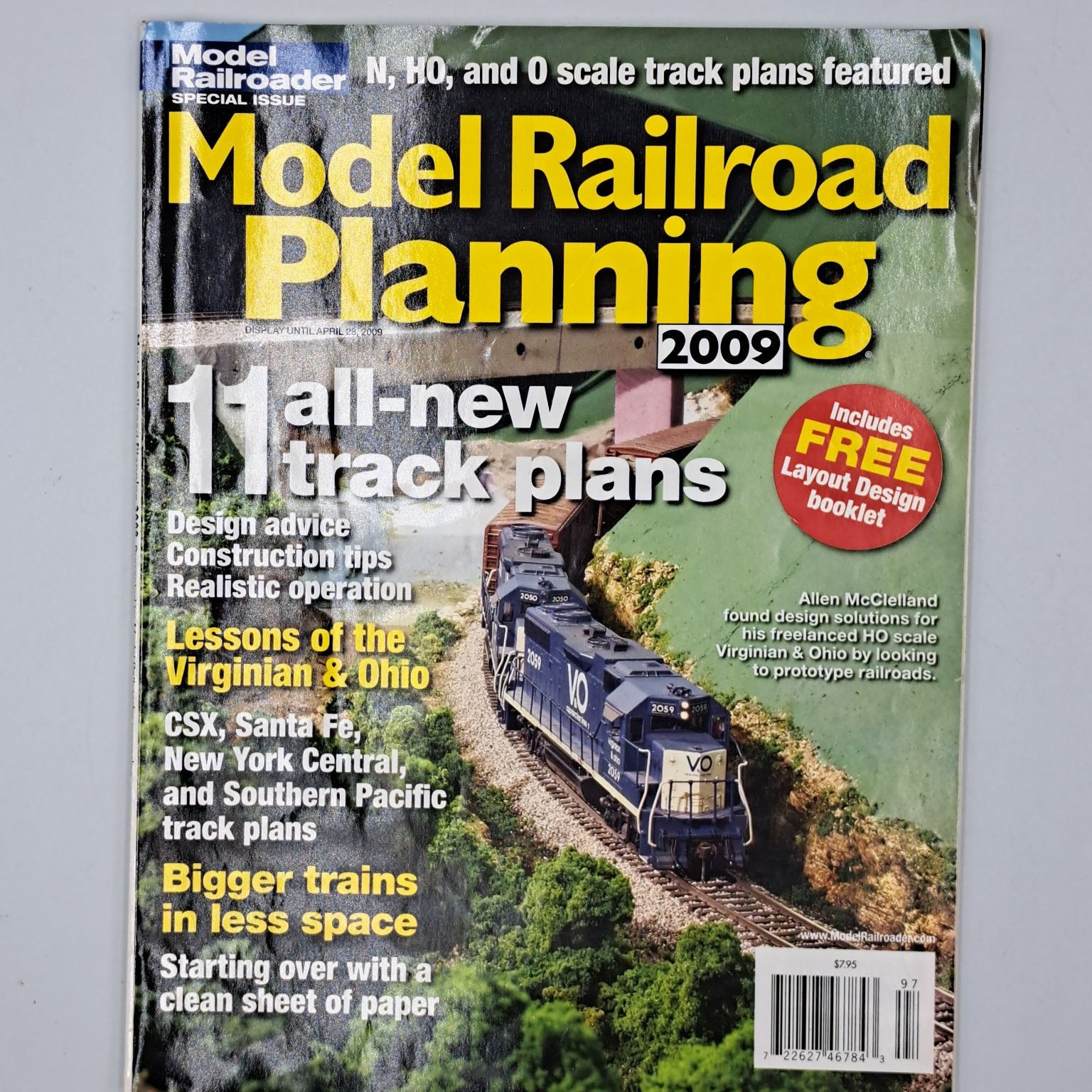 Model Railroader Model Railroad Planning 2009 Magazine N HO O Scale Track Plans