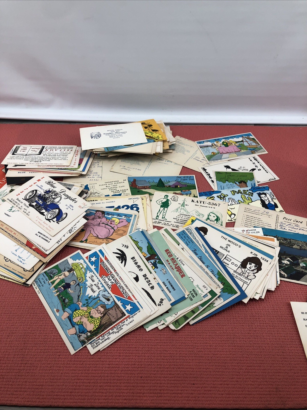 250 + Postcards 60s 70s 80s Vintage Unique One Offs