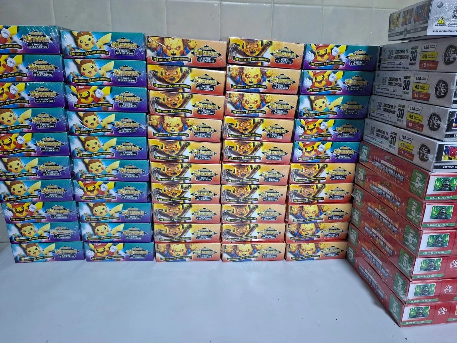 8 BOXES -2025 BOX POKEMON HEROES Y VILLAINS FLASH EDITION - 