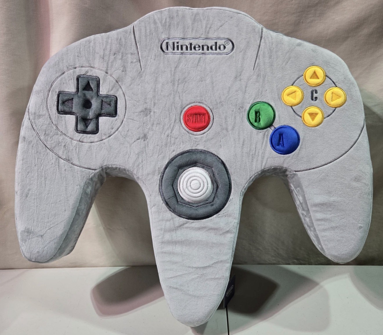 Kyoto Nintendo Museum Limited Nintendo 64 controller big cushion N64 Japan