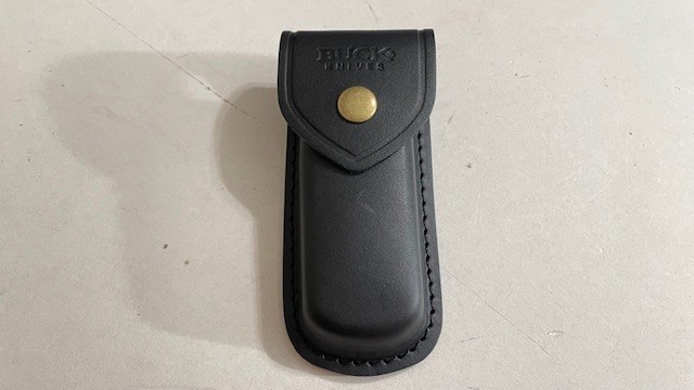 110USA BUCK Black Leather Sheath (Sheath Only) - Excellent condition---