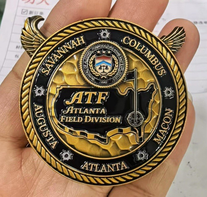 2026 ATF Atlanta Field Division Challenge Coin Sports +Bottle Opener Police 🔥