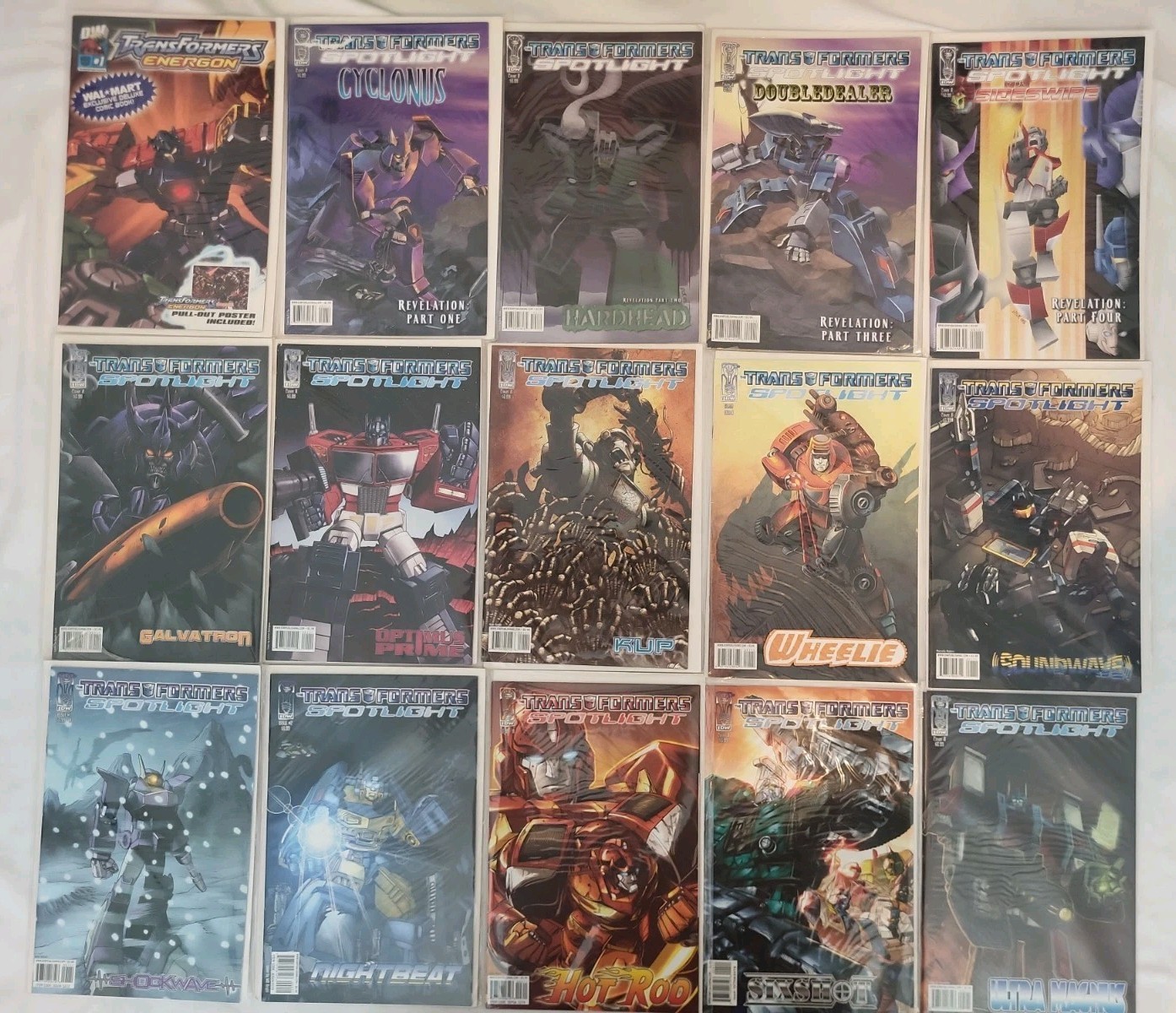 Transformers Spotlight Lot 0f 14 IDW Comics, Revelation