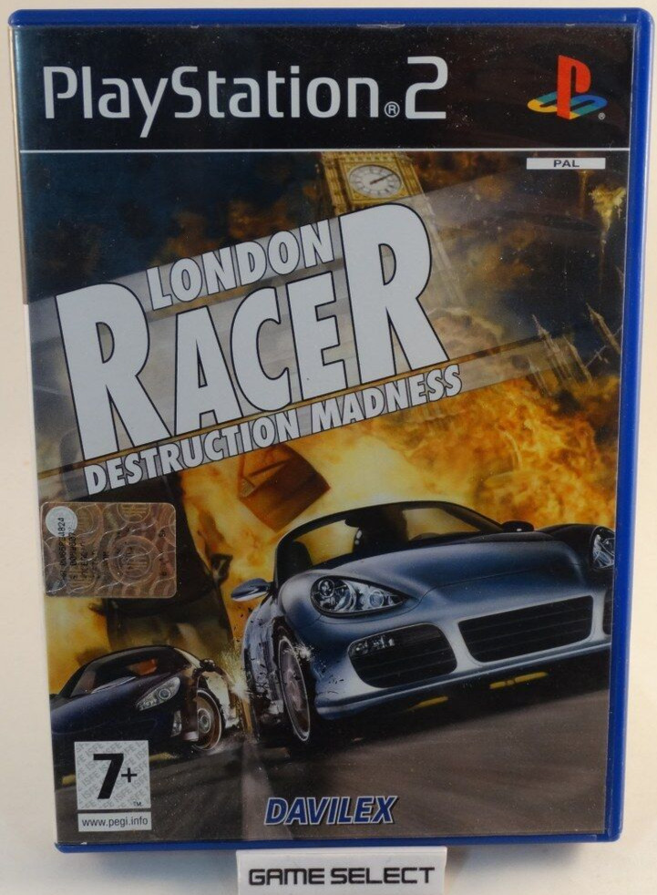 LONDON RACER DESTRUCTION MADNESS SONY PS2 PLAYSTATION 2 PAL ITALIAN COMPLETE