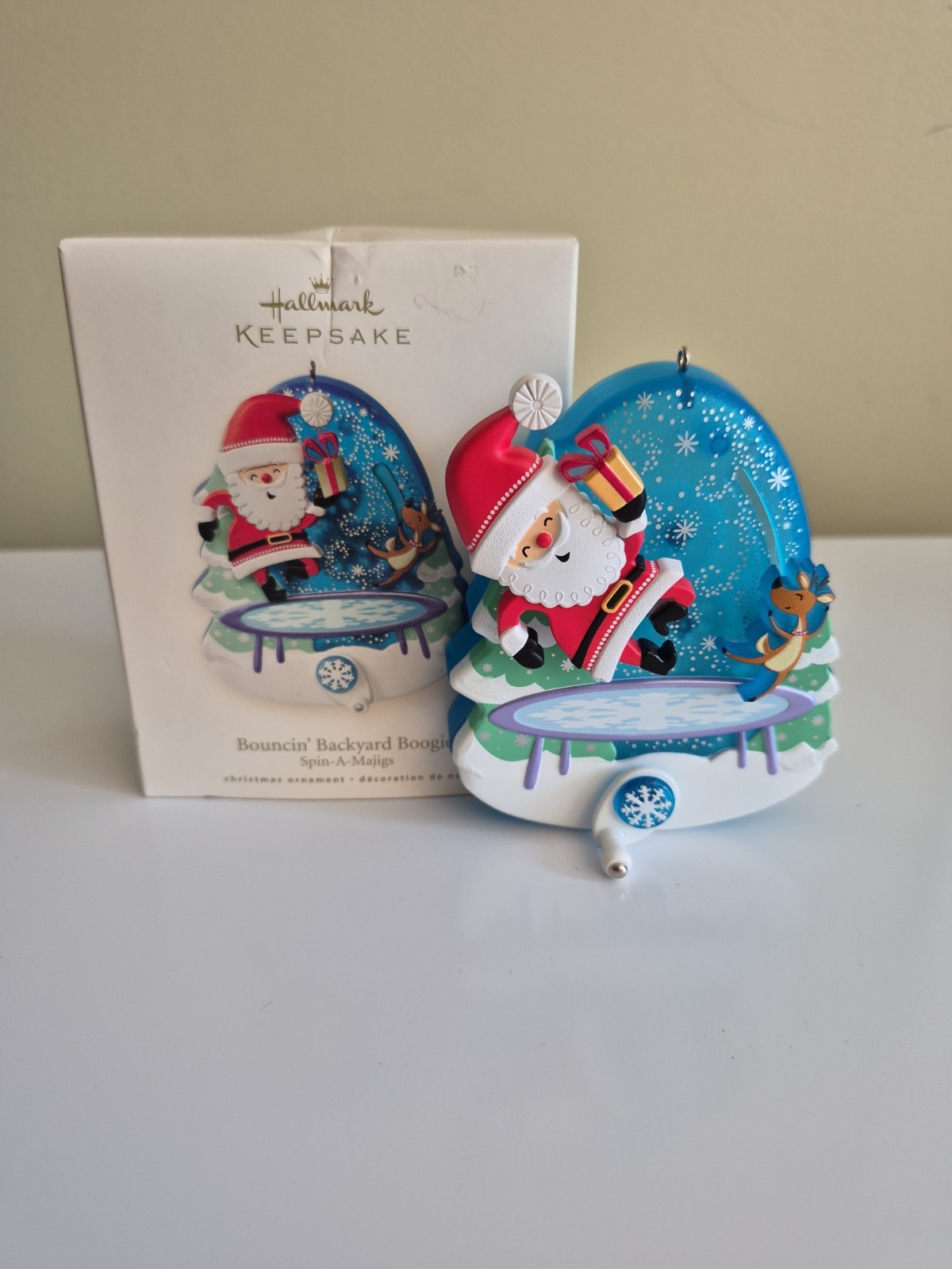 GENUINE Hallmark Keepsake 2008 Ornament Bouncin' Backyard Boogie Spin-A-Majigs