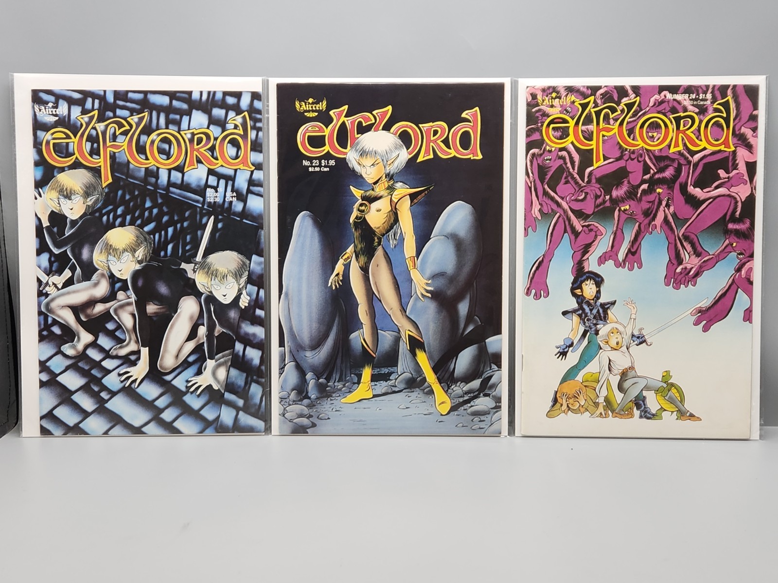 Elflord Vol. 2 #16,23,24 Lot Of 3 Aircel Comics 1987-88/Free Shipping 