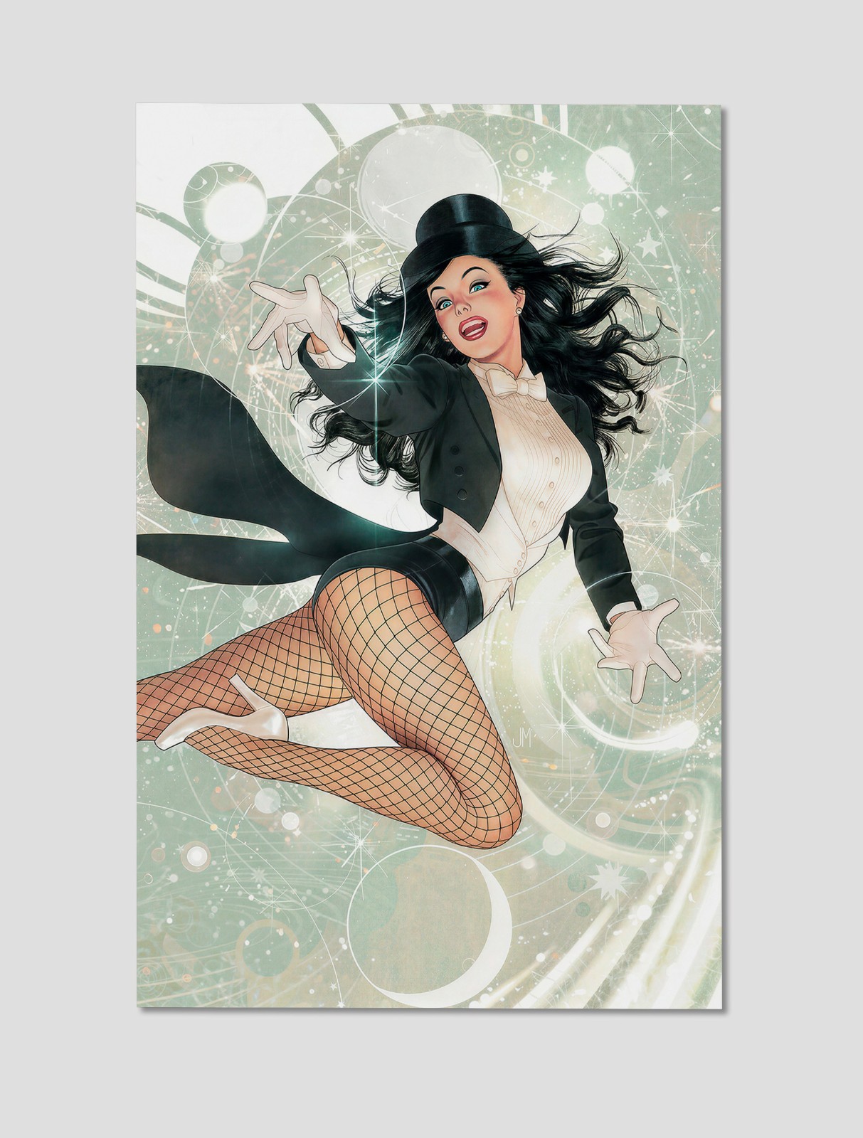 Zatanna #1  Variant Premium Giclee Print Magic Poster 11x17 DC Wall Art