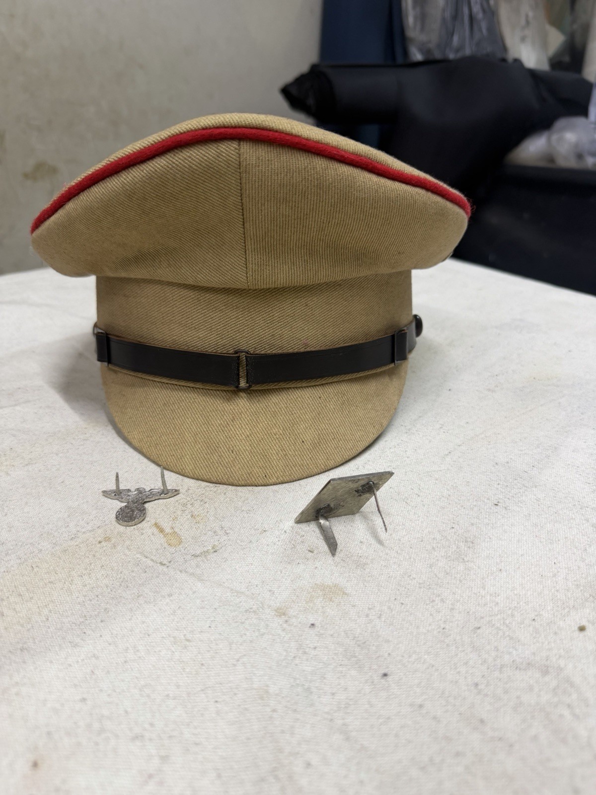 WWII German Military Visor Cap - Historical Reproduction / Collectible Display H
