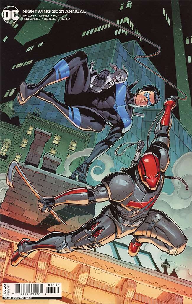 Nightwing (4th Series) Annual #2021A VF/NM; DC | Red Hood Max Dunbar Variant - w