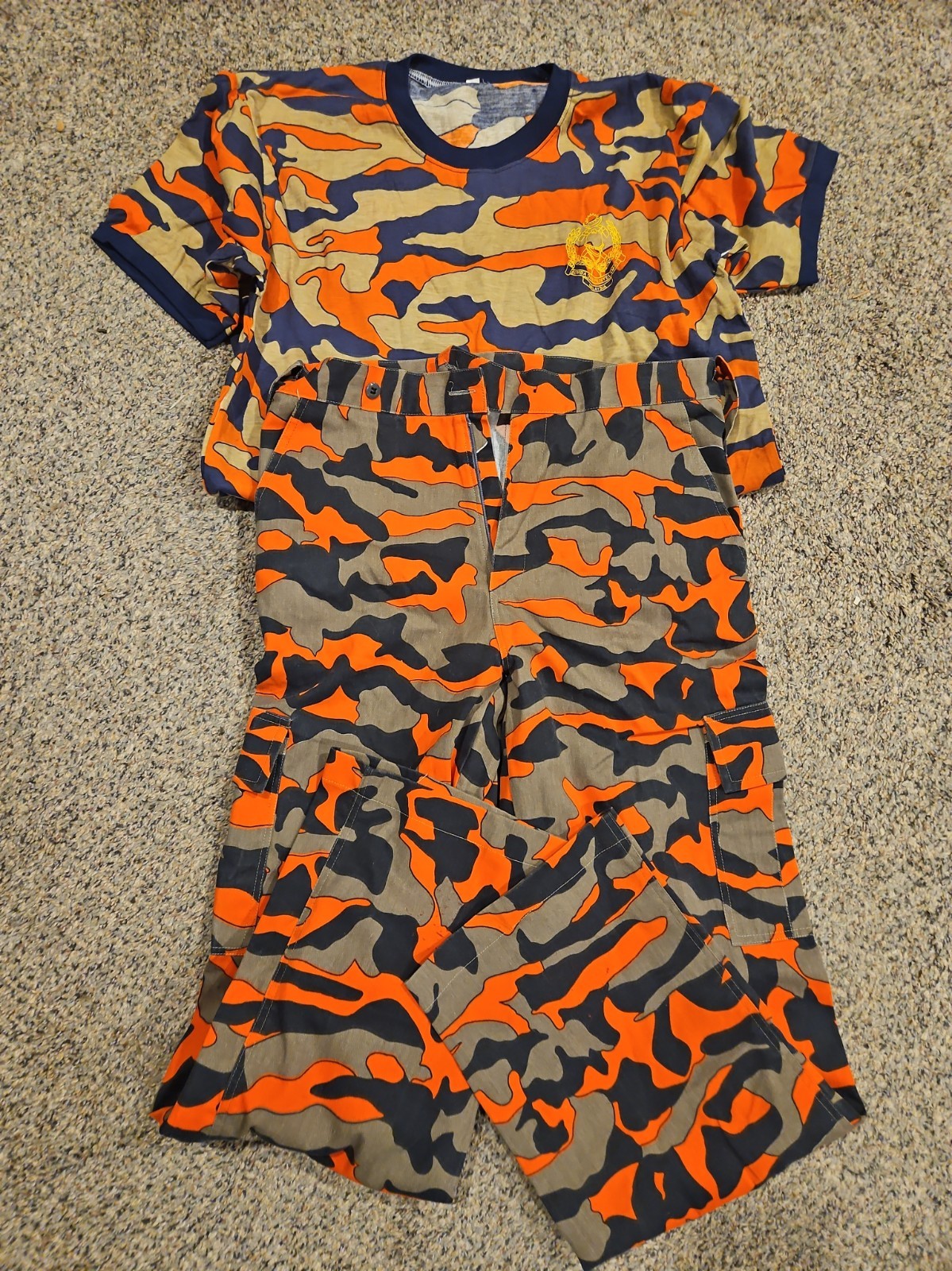 Malaysian National Fire And Rescue Service (Bomba) Uniform Camo Pants and Shirt