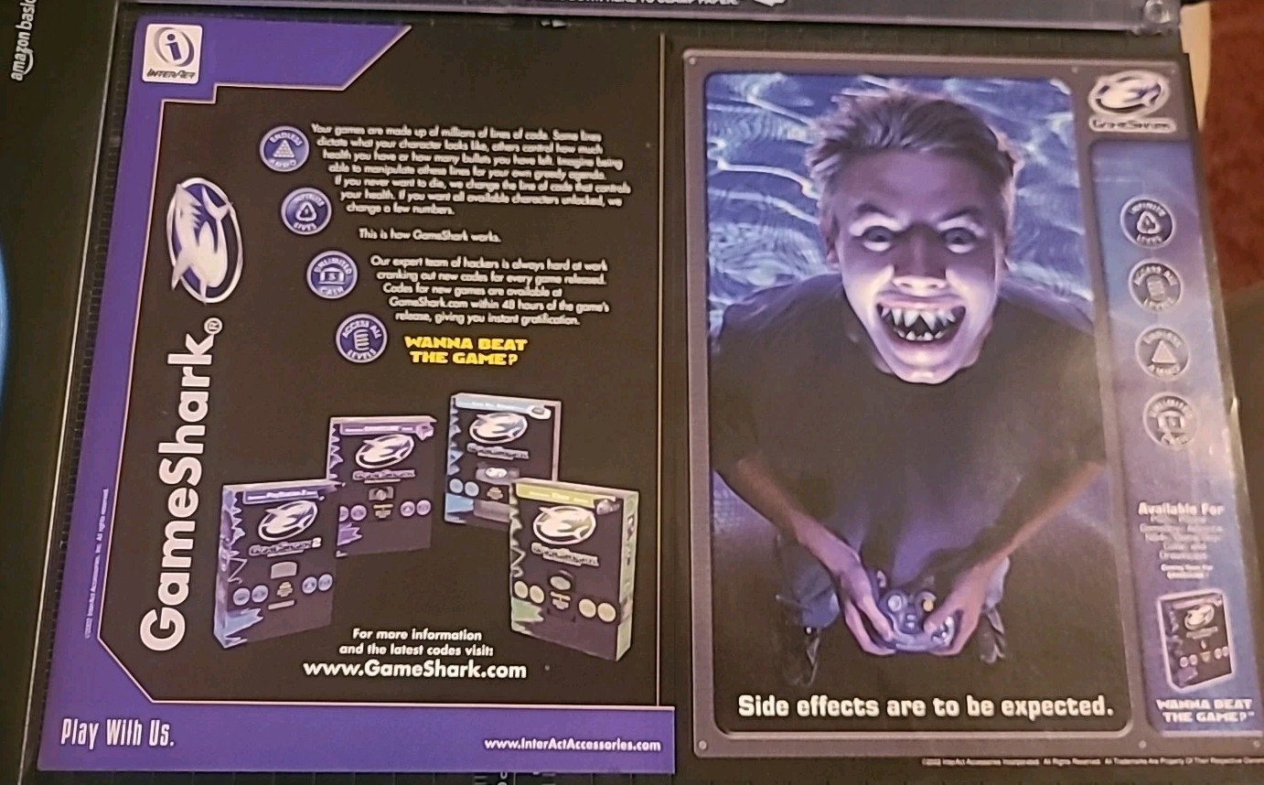 Game Shark 2002 Print Ad 16x11 Great To Frame 