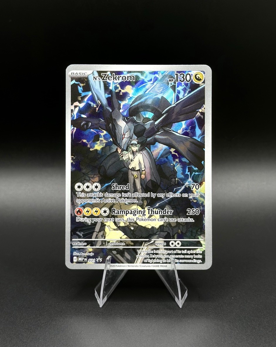 N’s Zekrom 031 Mega Evolution Promo Holo NM Pokemon Card MEP