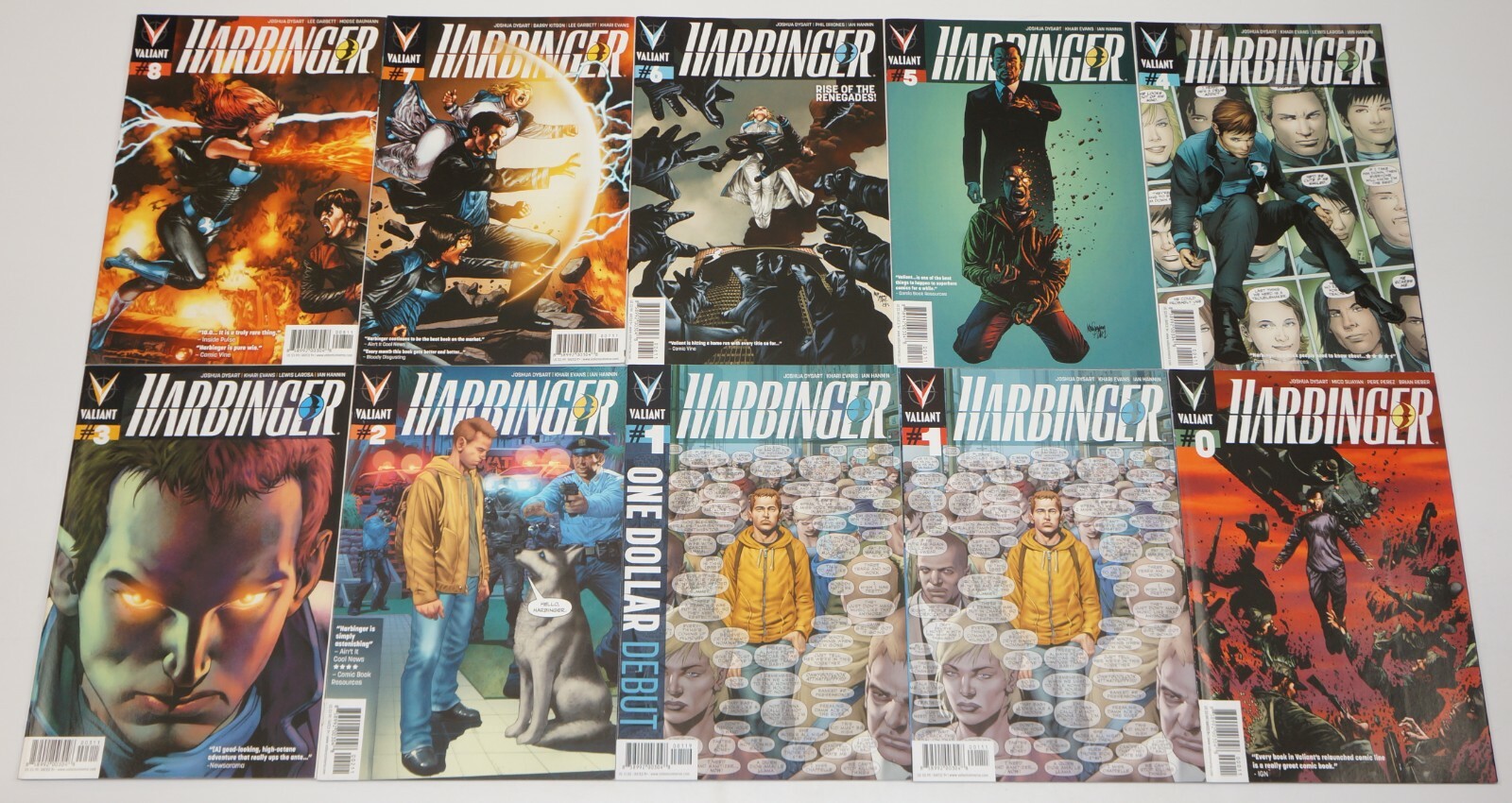 Harbinger vol. 2 #0 + 1-25 VF/NM complete series + dollar debut - valiant set