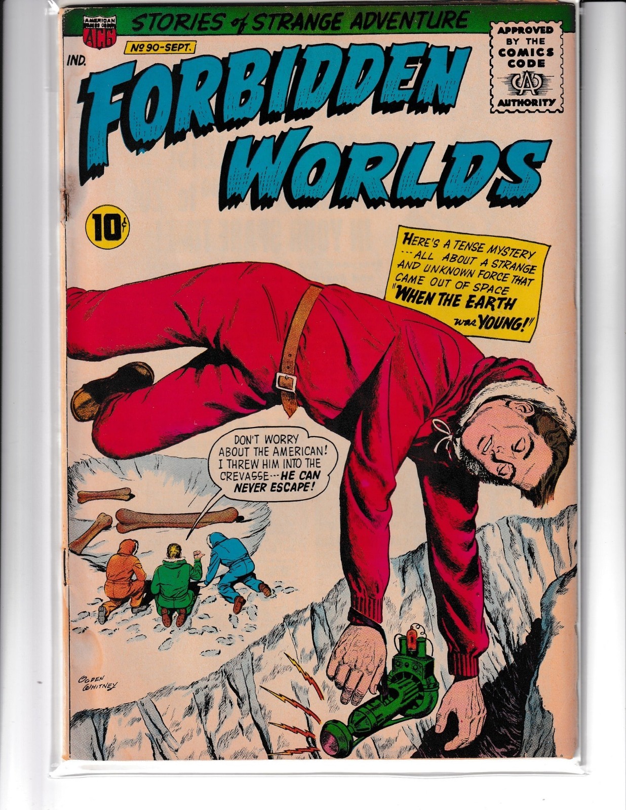 36757: AMERICAN COMICS GROUP FORBIDDEN WORLDS #90 VG Grade