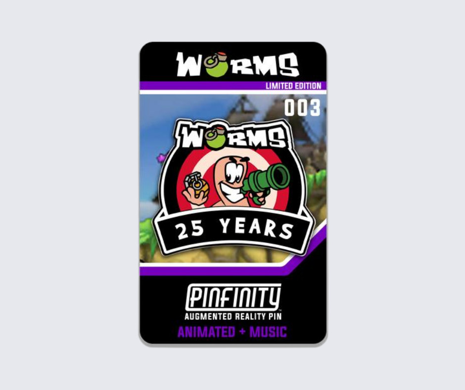 Worms 25th Anniversary - Worms Open Warfare 2 Enamel Pin - Pinfinity