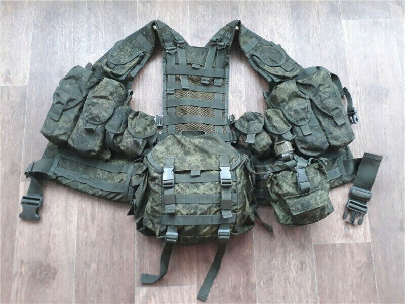 US Stock 6sh117 Russian Tactical Vest EMR Molle Bags Combat Gear Set Replica