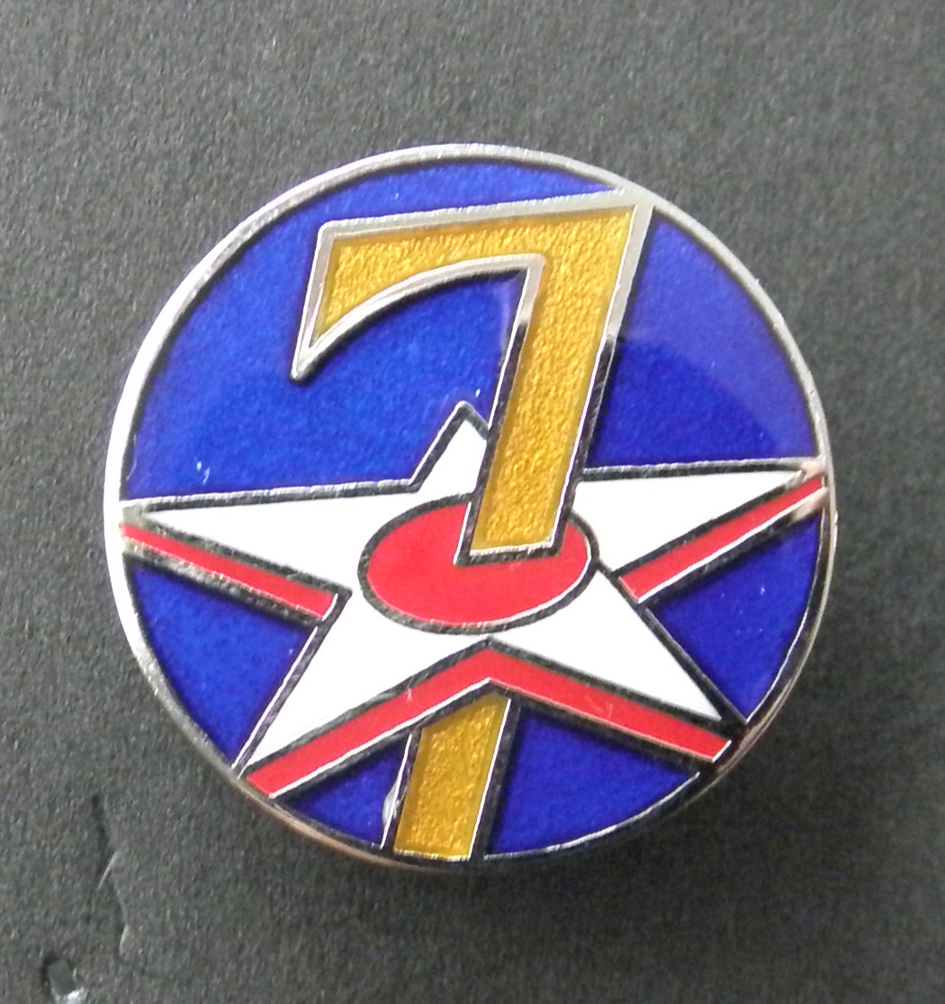 USAF 7TH AIR FORCE LAPEL PIN BADGE 7/8 INCH