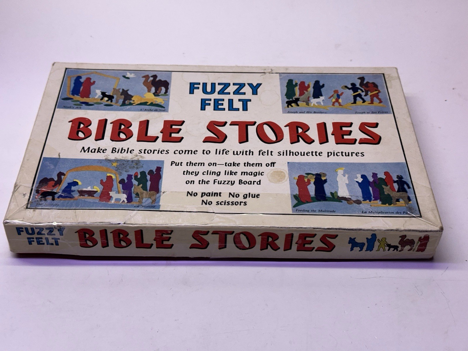 Vintage Fuzzy Felt Bible Stories 1961 Play/Teaching Set Allan Industries, LTD.
