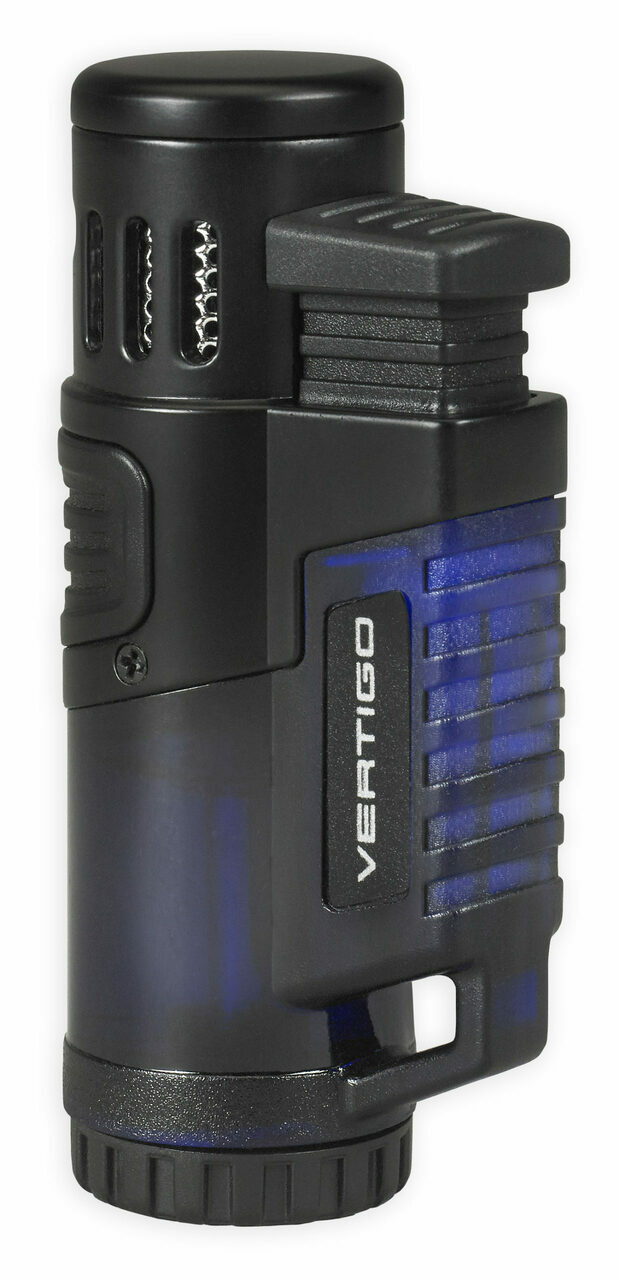 Vertigo Hawk Blue Triple Torch Lighter