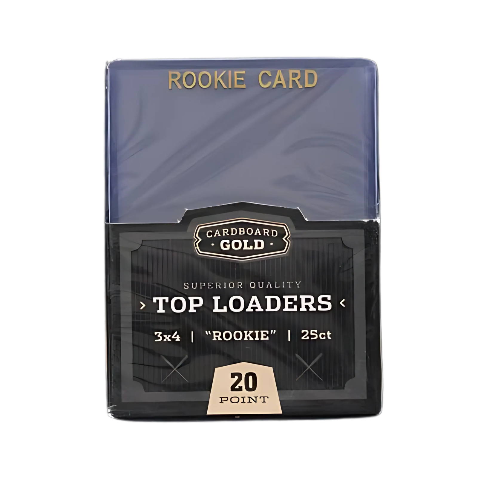 300 Rookie Gold CBG Baseball Trading Card Topload Top Loaders Holders Protectors