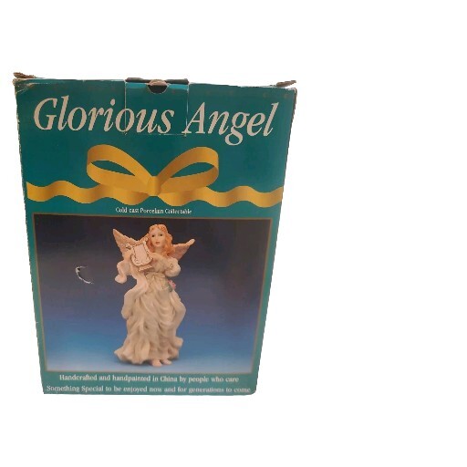 Glorious Angel Cold-cast Porcelain Collectible Figure. Handcrafted & Handpainted