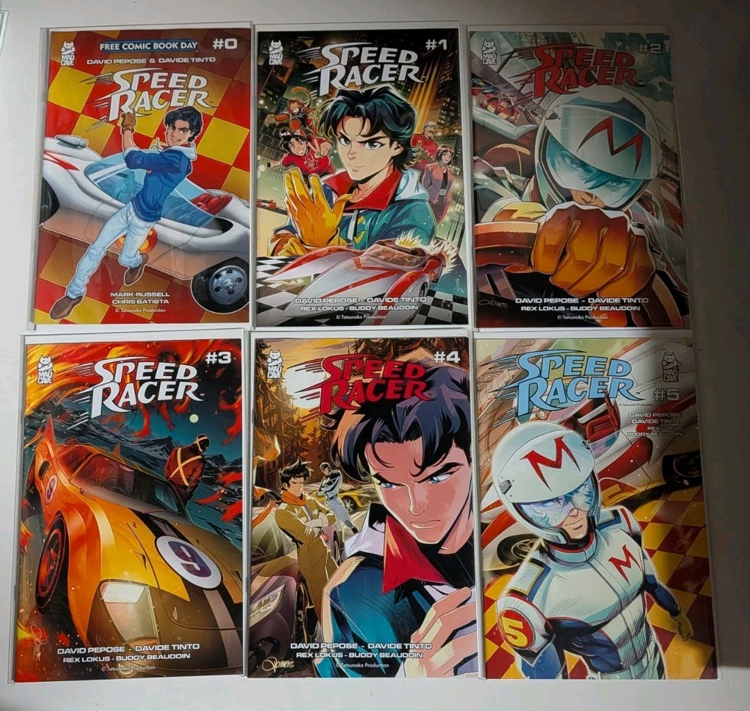 SPEED RACER (2025) #0-5 NM-/VF+ COMPLETE ARC SET MAD CAVE STUDIOS