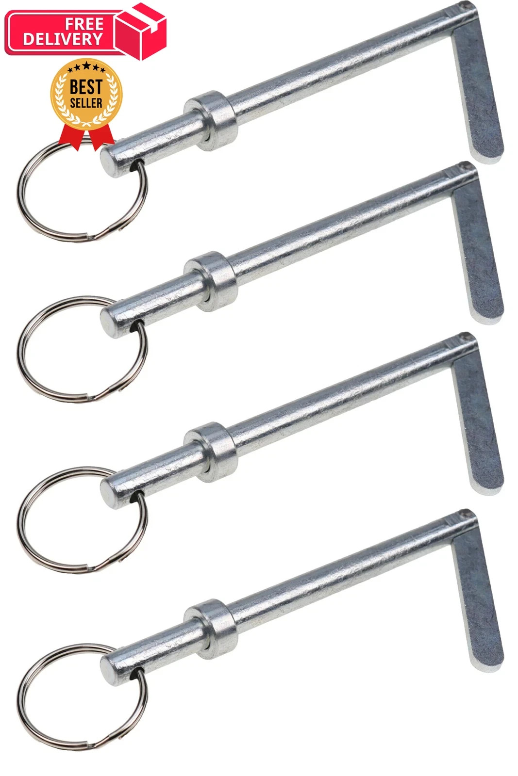 YUXSOUQ 4 PCS Elevator Door Key Emergency Drop Fits Universal Sliver