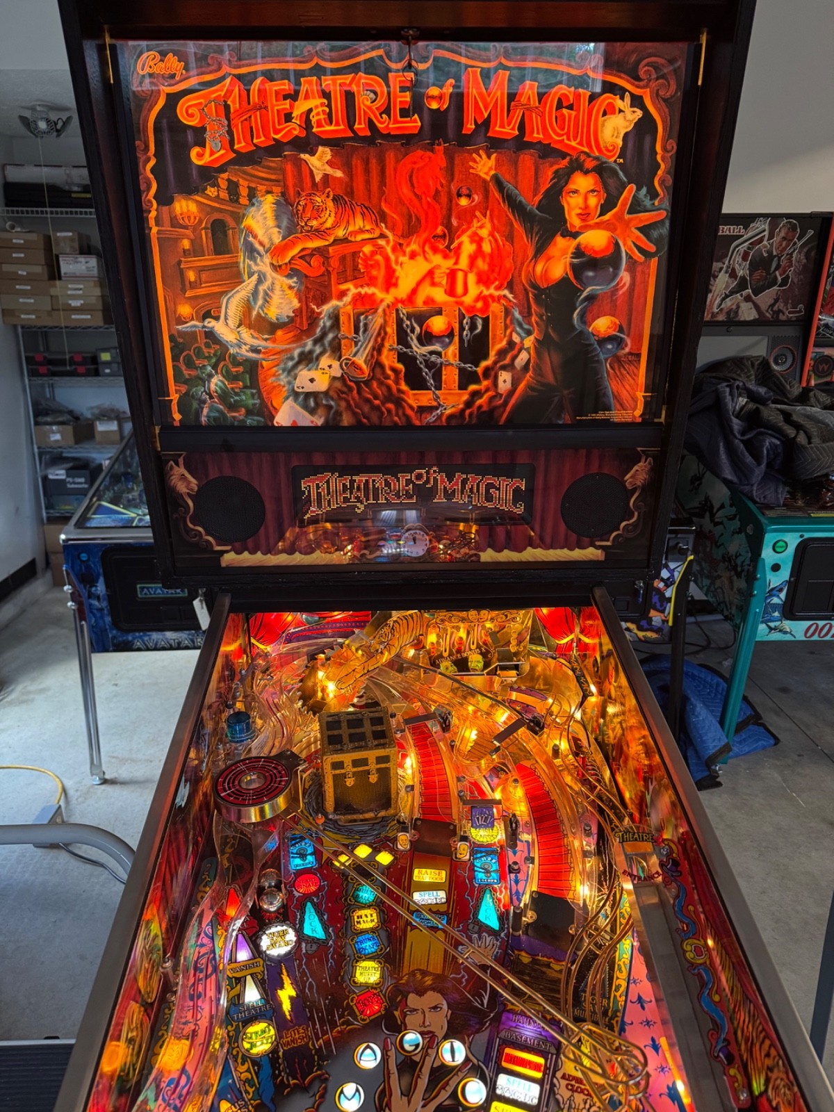 Bally Theatre of Magic PINBALL Machine GI (General Illumination) LED Kit