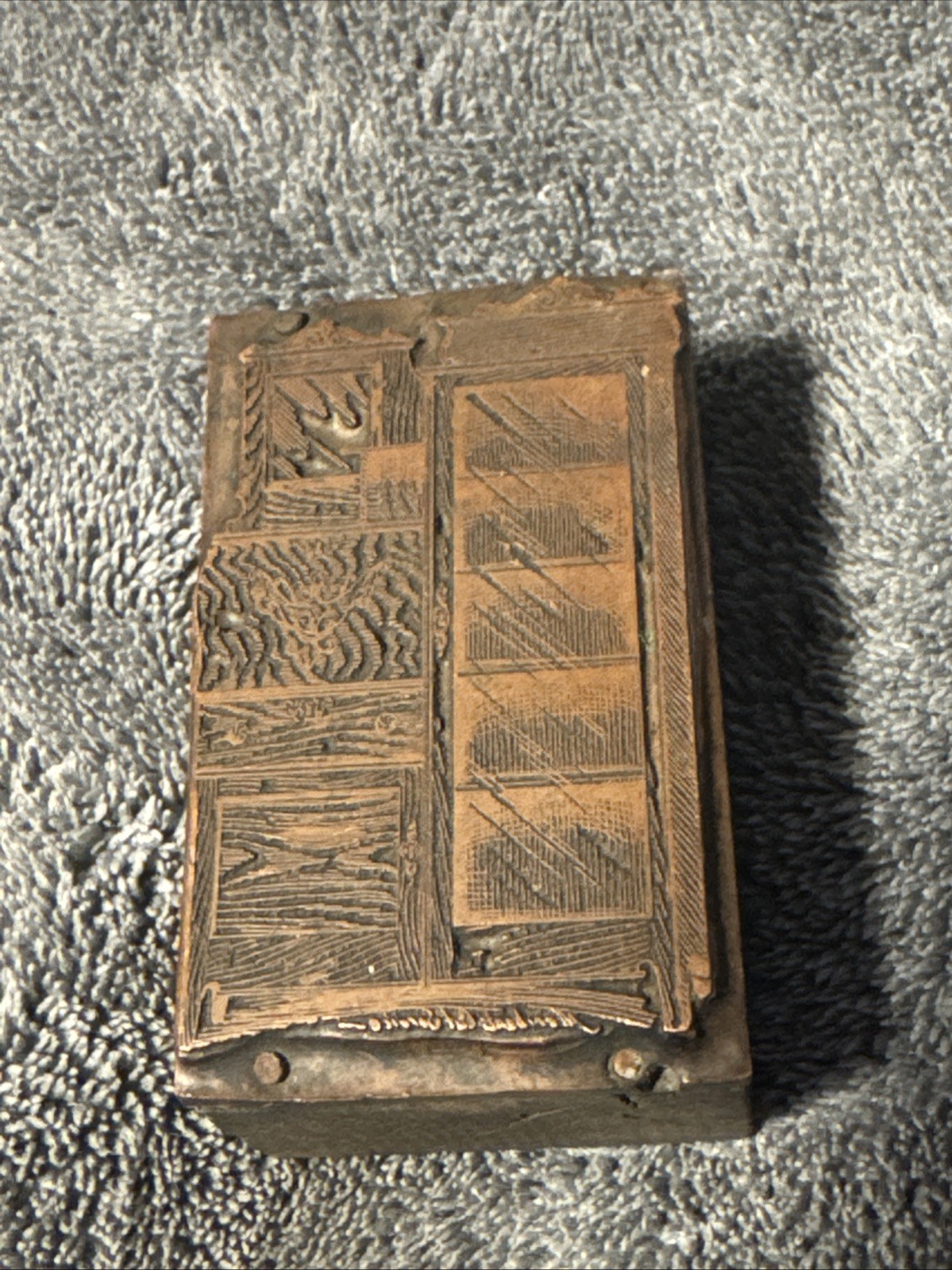 Vintage Letterpress Printing Copper Block/Plate