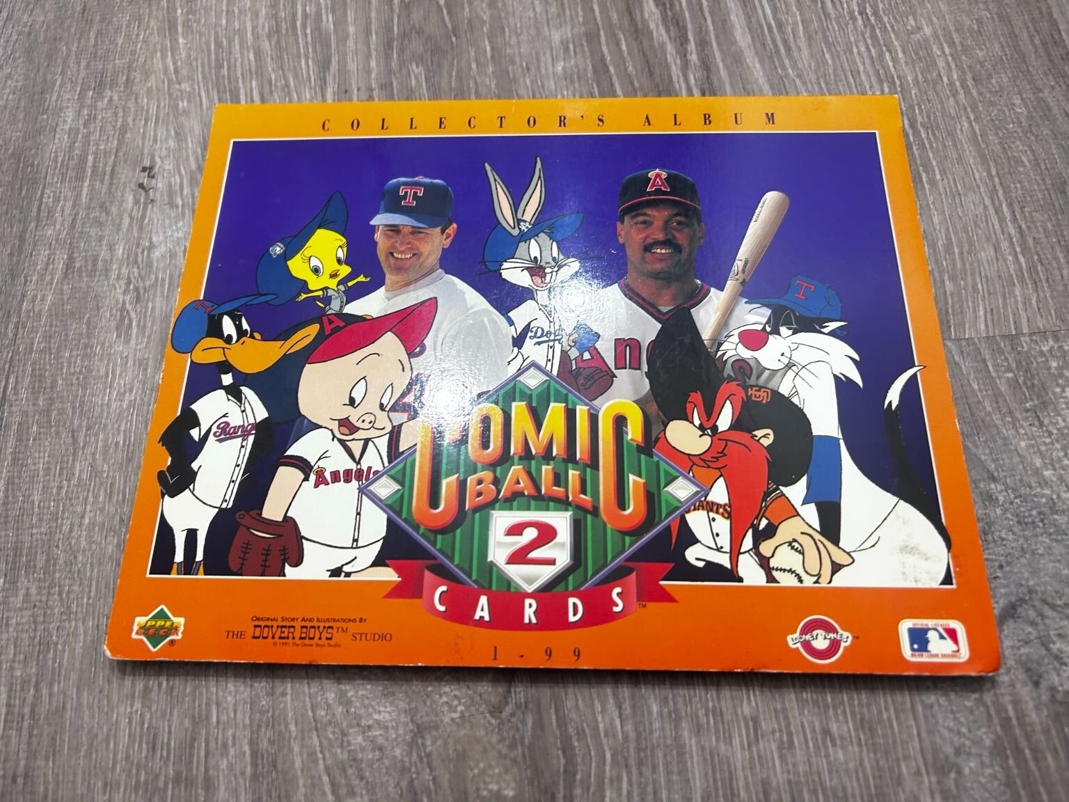 1991 UD Comic Ball 2 MLB Card Set #1 - 199 Holograms In Collector’s Album