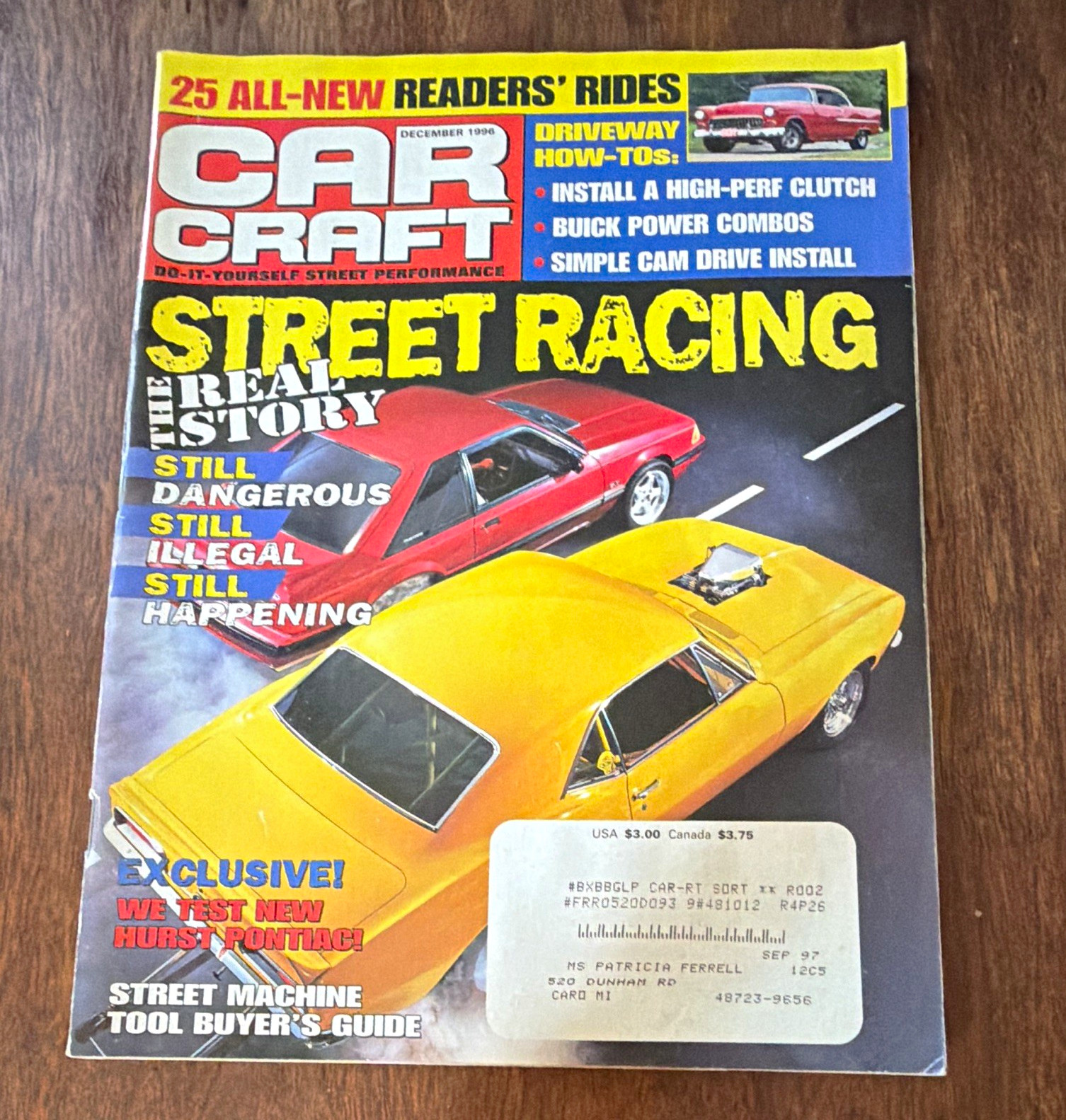 Car Craft Magazine December 1998 Street Racing The Real Story Issue