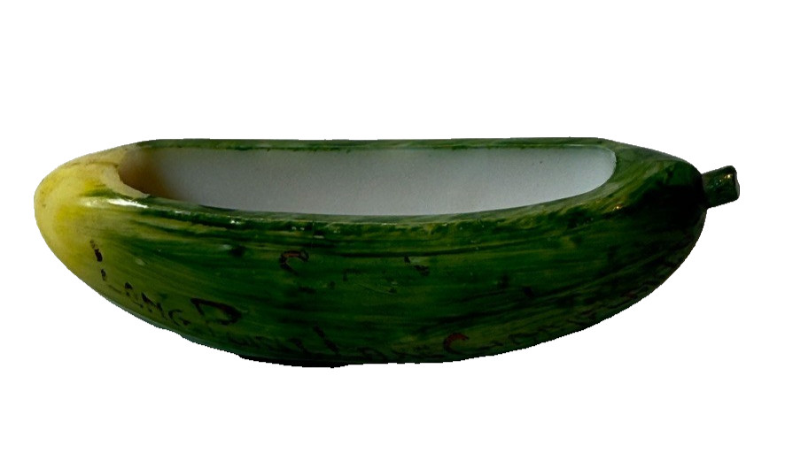 Long Point Lake Champlain VT VERMONT ANTIQUE Souvenir China TRINKET PICKLE