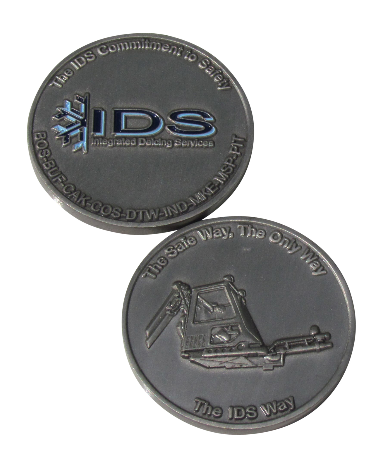 Integrated Deicing Services Challenge Coin