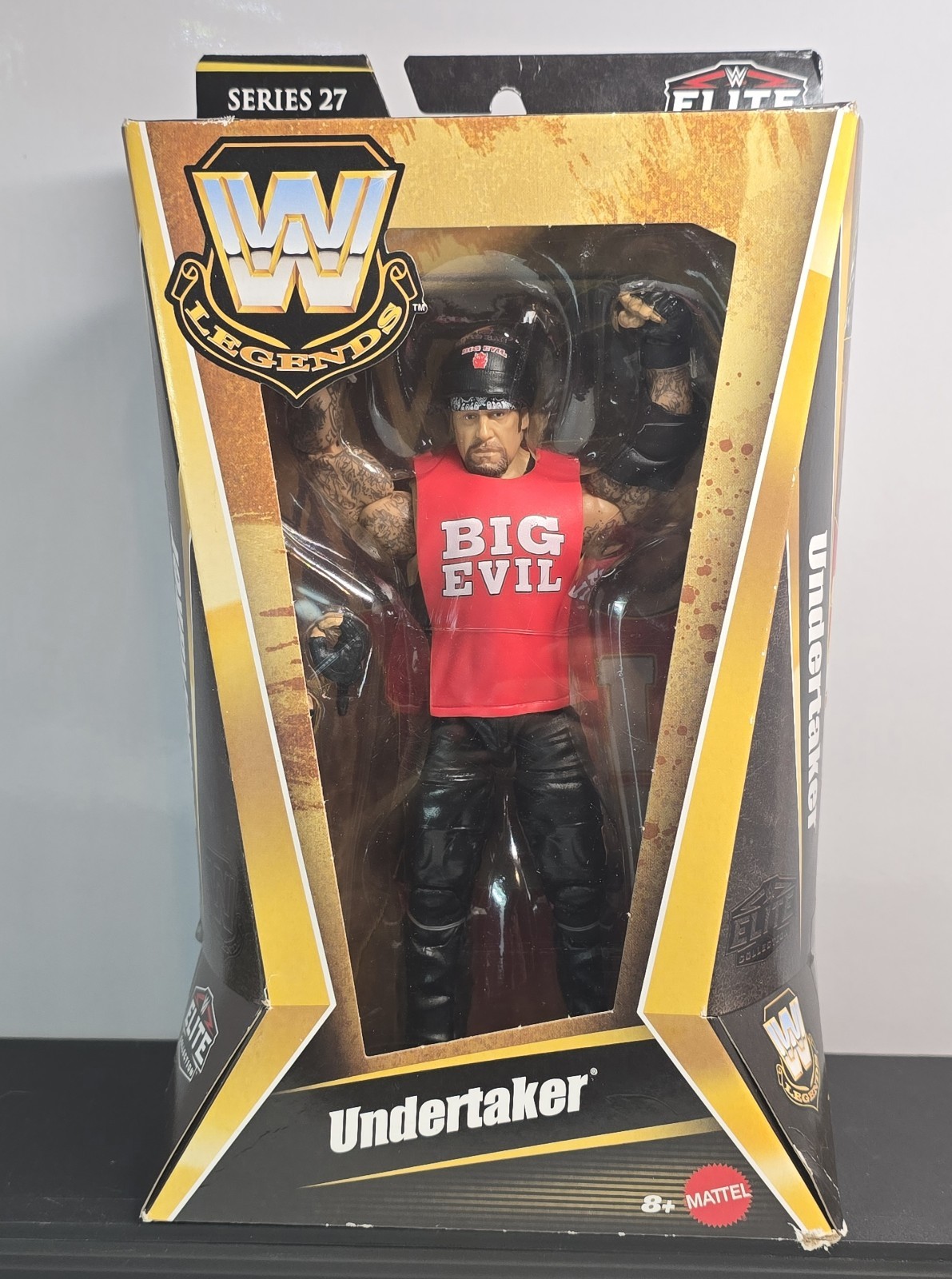 WWE Elite Legends Series 27 Undertaker Action Figure Exclusive Big Evil Mattel