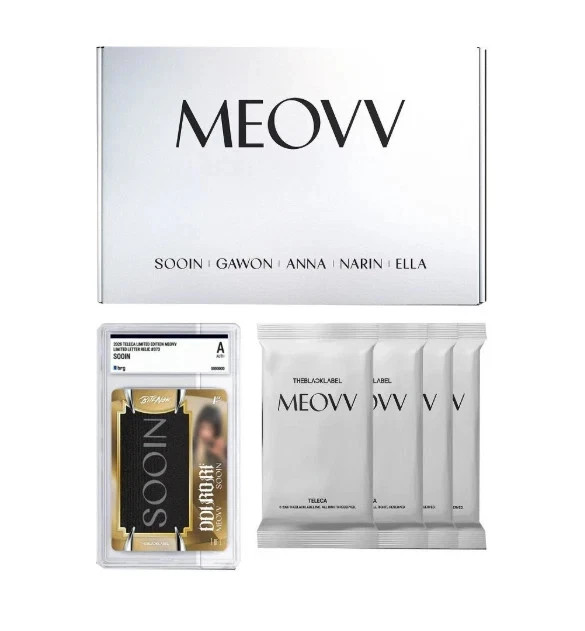 2026 TELECA KPOP MEOVV Limited Edition Hobby Box Sealed Trading Cards