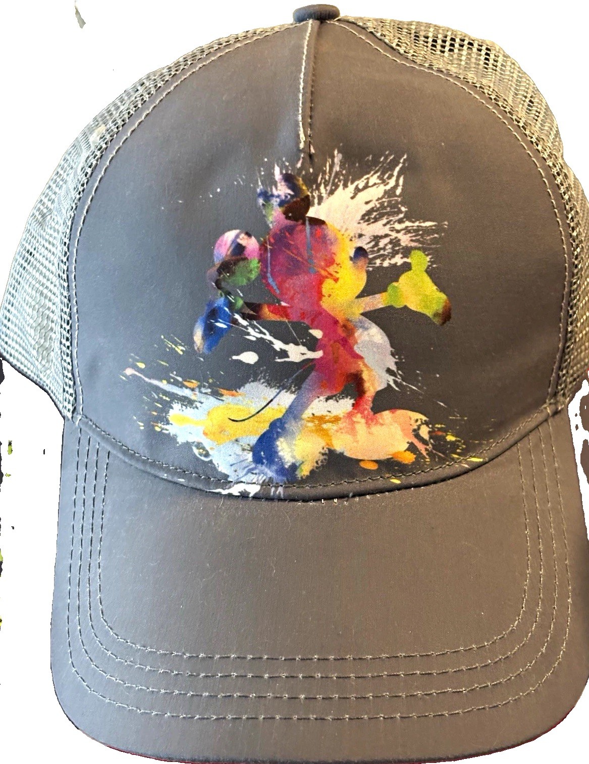 Disney Parks 2018 EPCOT Festival Arts Mickey Mouse Gray Trucker Hat Cap NWT