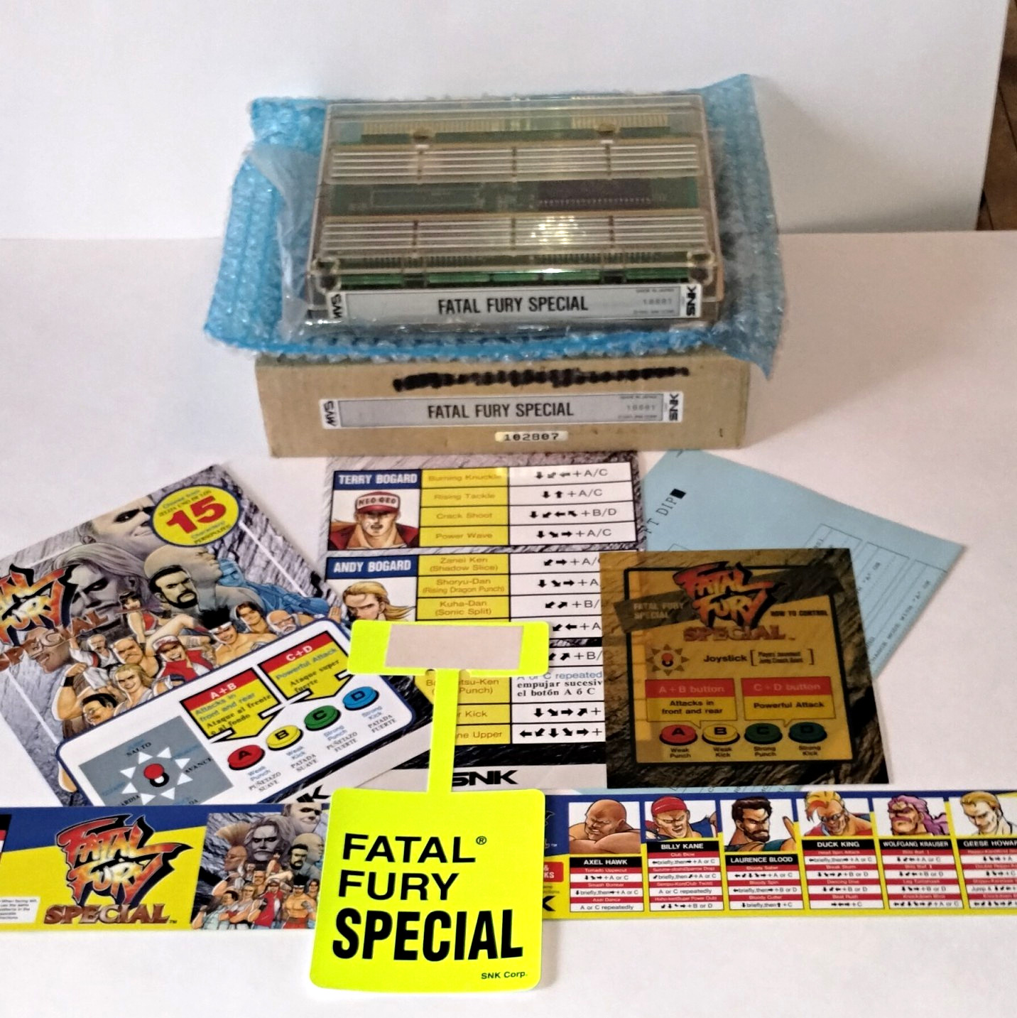 Fatal Fury Special MVS Neo Geo  SNK Full Kit
