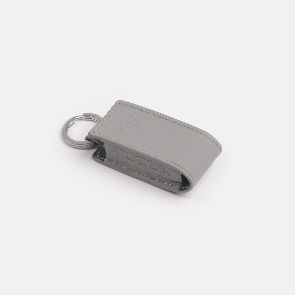 NWT Official TESLA Model S Key Fob Sleeve Holder Gray Leather RARE
