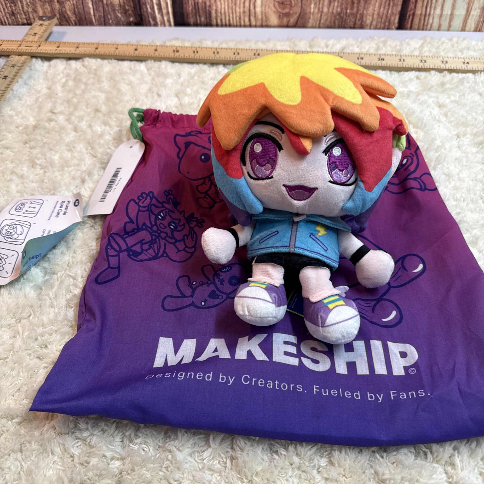 Iro Plush Makeship Crush Steam Sad Panda Studios Only 1029 Rare New Dust Bag