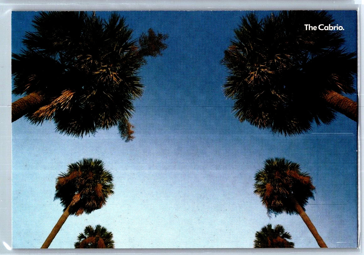 The Cabrio, Volkswagen, Drivers Wanted, HotStamp (2000) Vtg Postcard