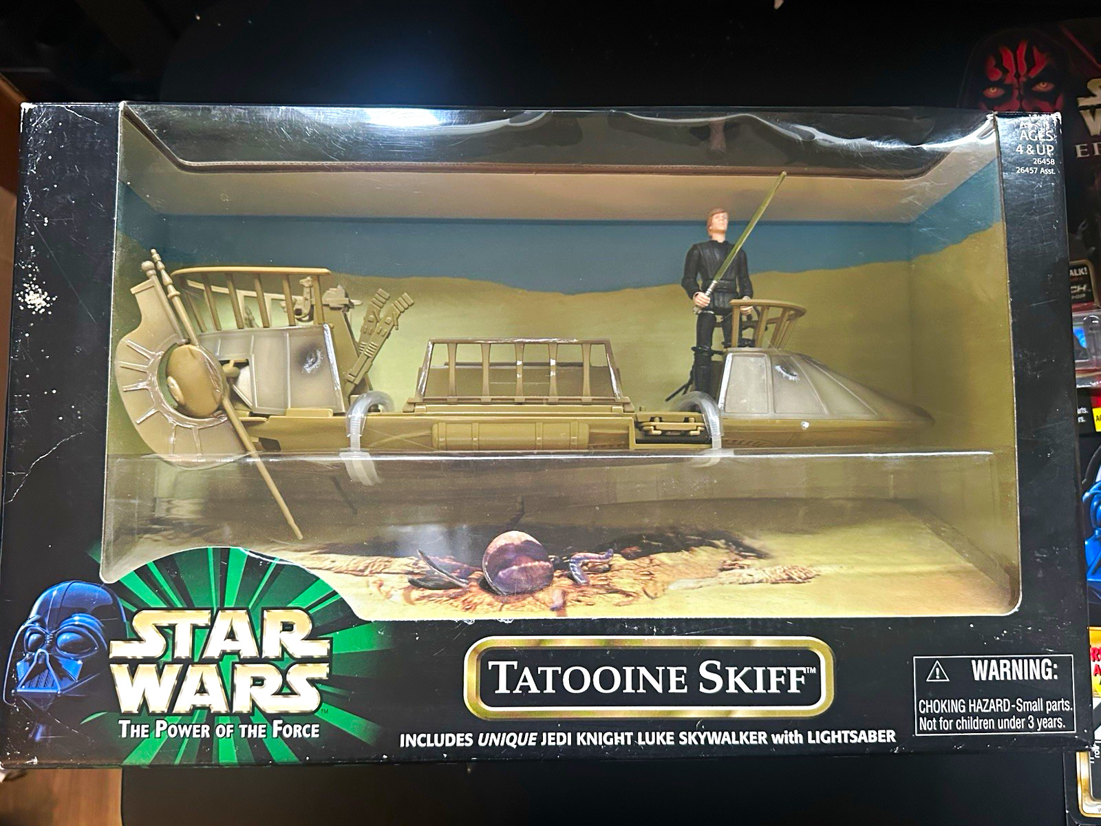Hasbro Star Wars Power of the Force 1997 Tatooine Skiff w/ Luke Skywalker
