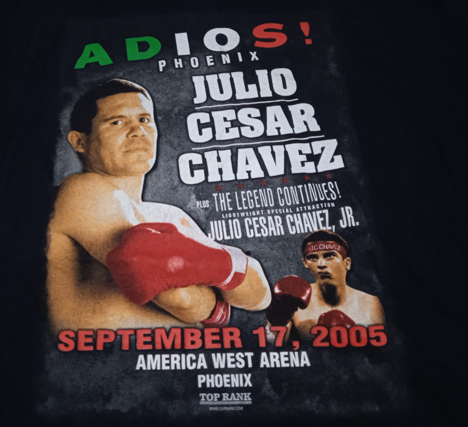 Vintage 2005 Julio Cesar Chavez Boxing Boxing T-Shirt S-234XL Shirt