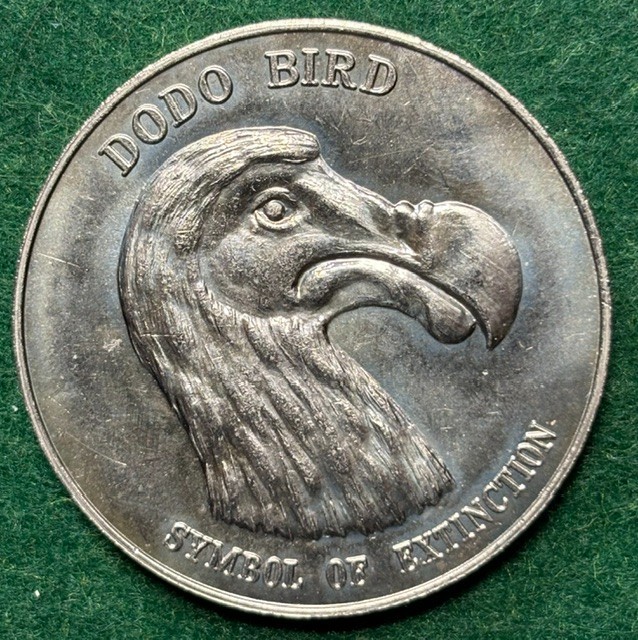 RARE 1964 Lyndon Johnson VS Barry Goldwater Dodo Token. See descript for history