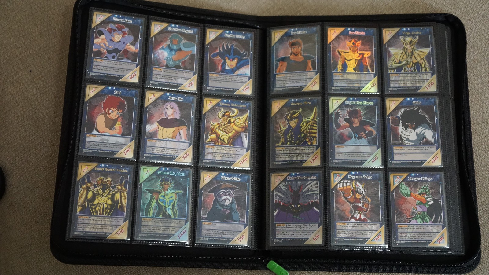Bandai - Saint Seiya / Knights of the Zodiac / Caballeros Del Zodiaco – TCG Set