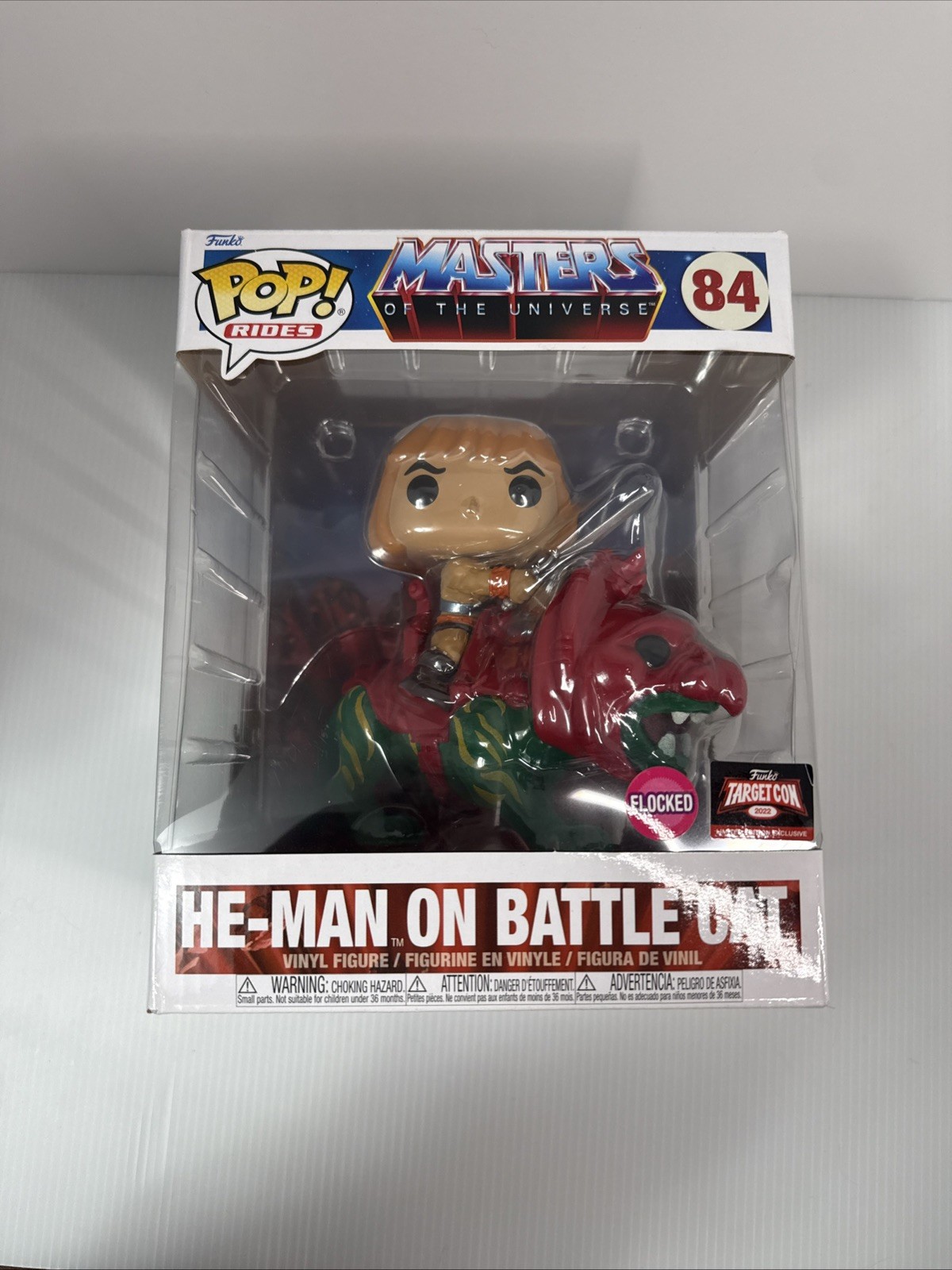 Funko Pop Vinyl Figure - Rides #84-He-Man on Battle Cat -Exclusive-Never opened