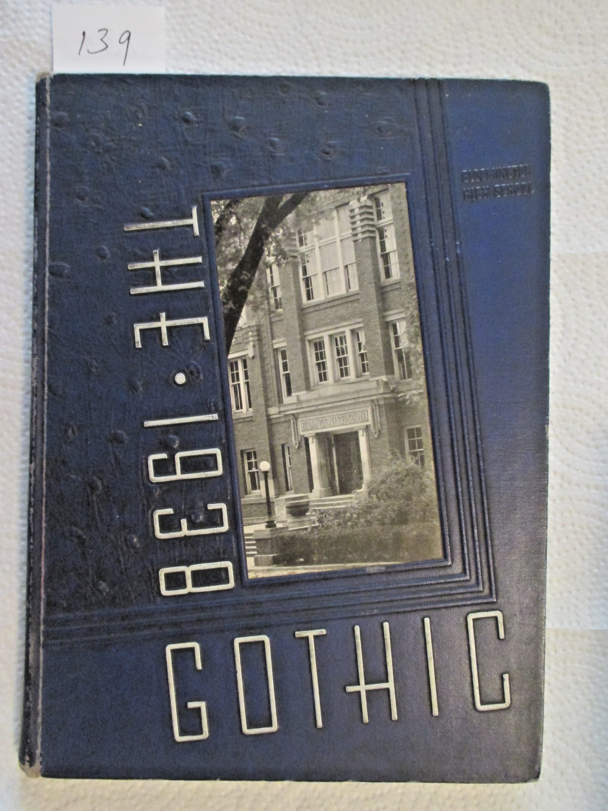 BLOOMINGTON, INDIANA HIGH SCHOOL YEARBOOK. 1939 \